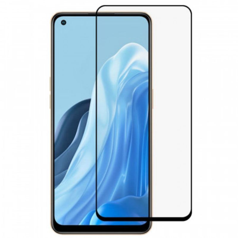 Προστατευτικό Οθόνης Oppo Reno 7 Black Edge Tempered Glass